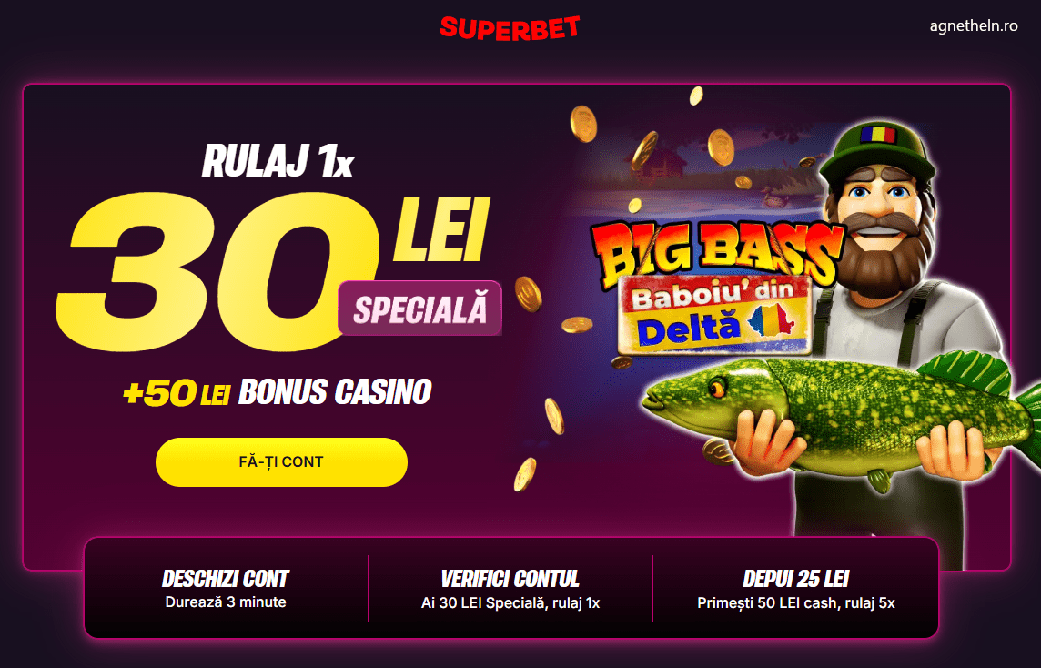 Oferta de bonusuri Superbet Casino România
